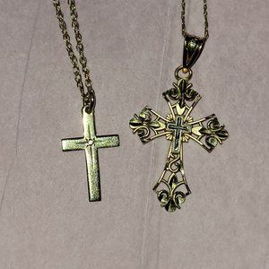 14k Gold religious necklaces